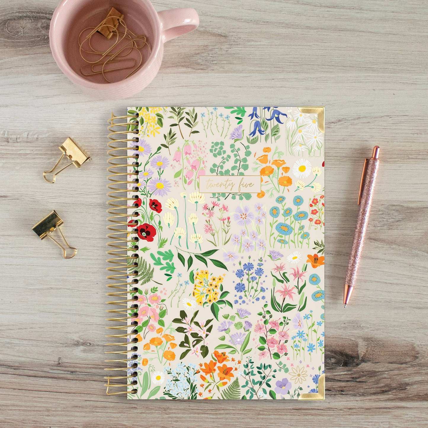 2025 Calendar Year 5x8 Hard Cover Planners - Choose Design