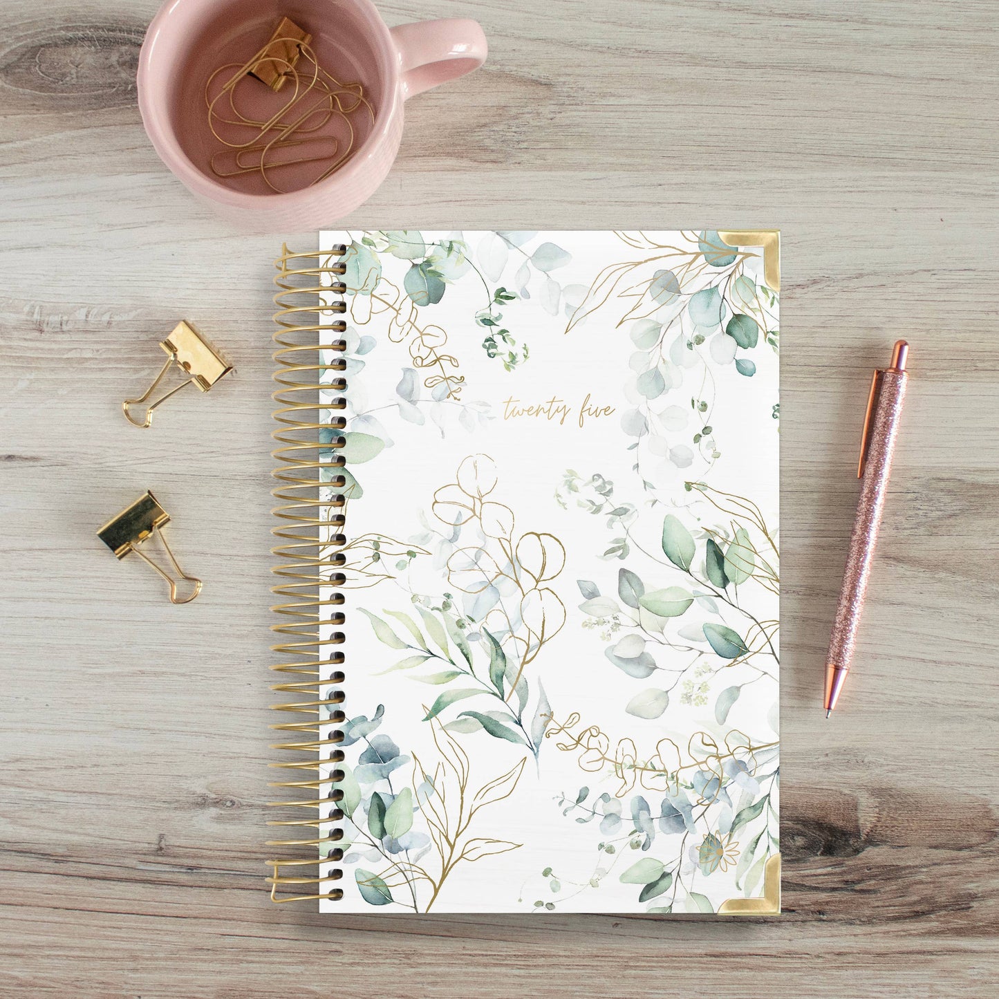 2025 Calendar Year 5x8 Hard Cover Planners - Choose Design
