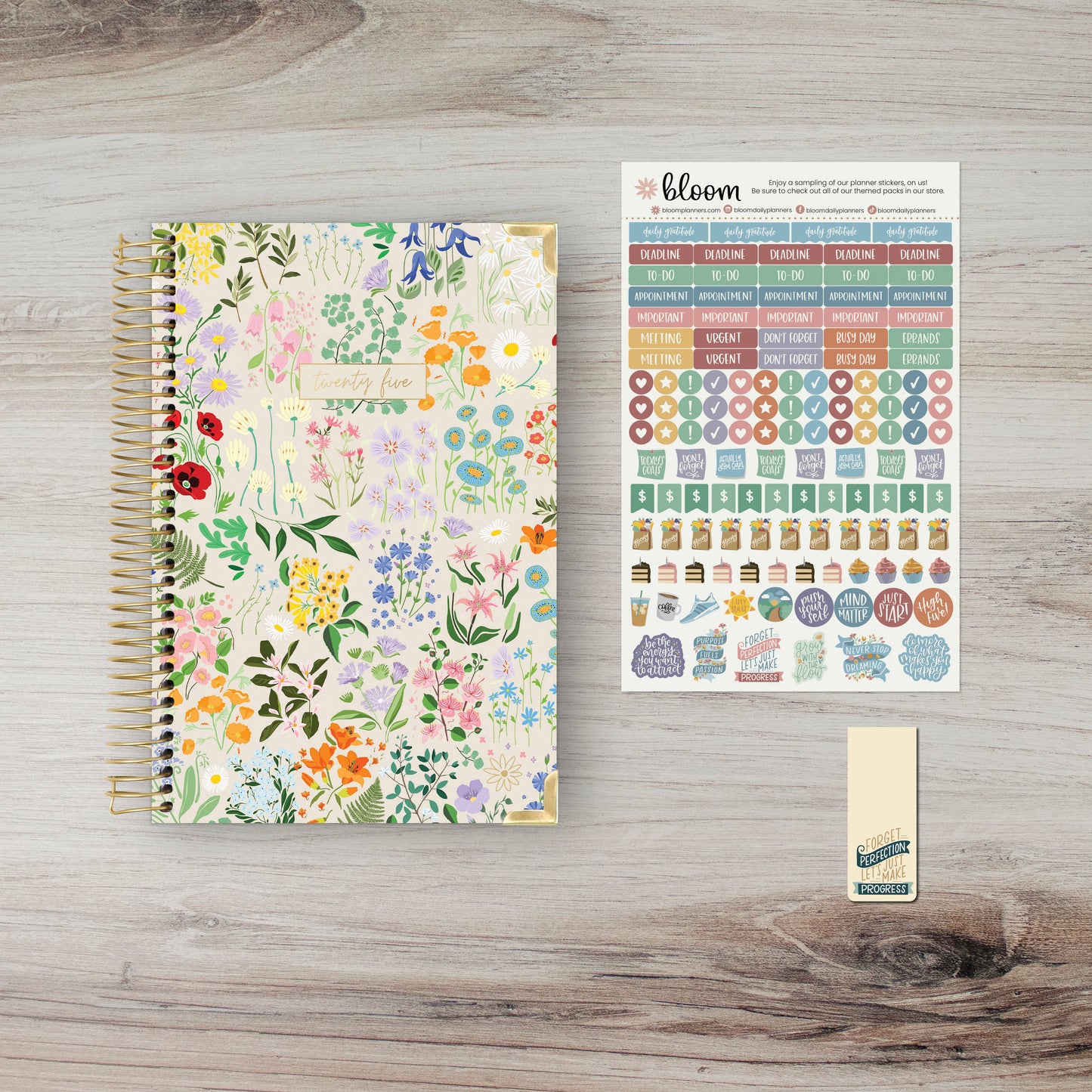 2025 Calendar Year 5x8 Hard Cover Planners - Choose Design