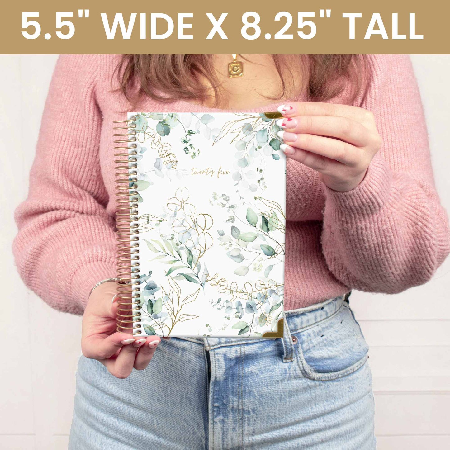 2025 Calendar Year 5x8 Hard Cover Planners - Choose Design