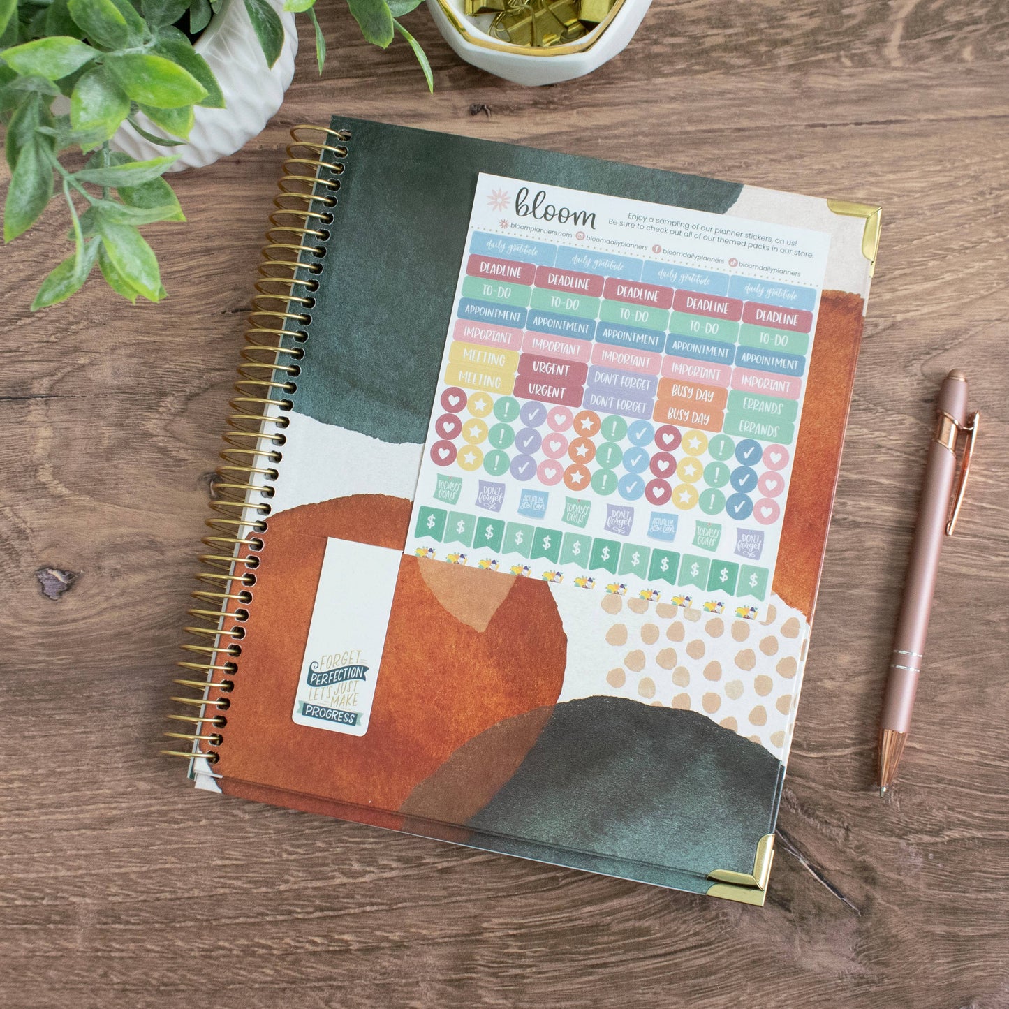 2025 Calendar Year Vision Planners 7.5" x 9" - Choose Design