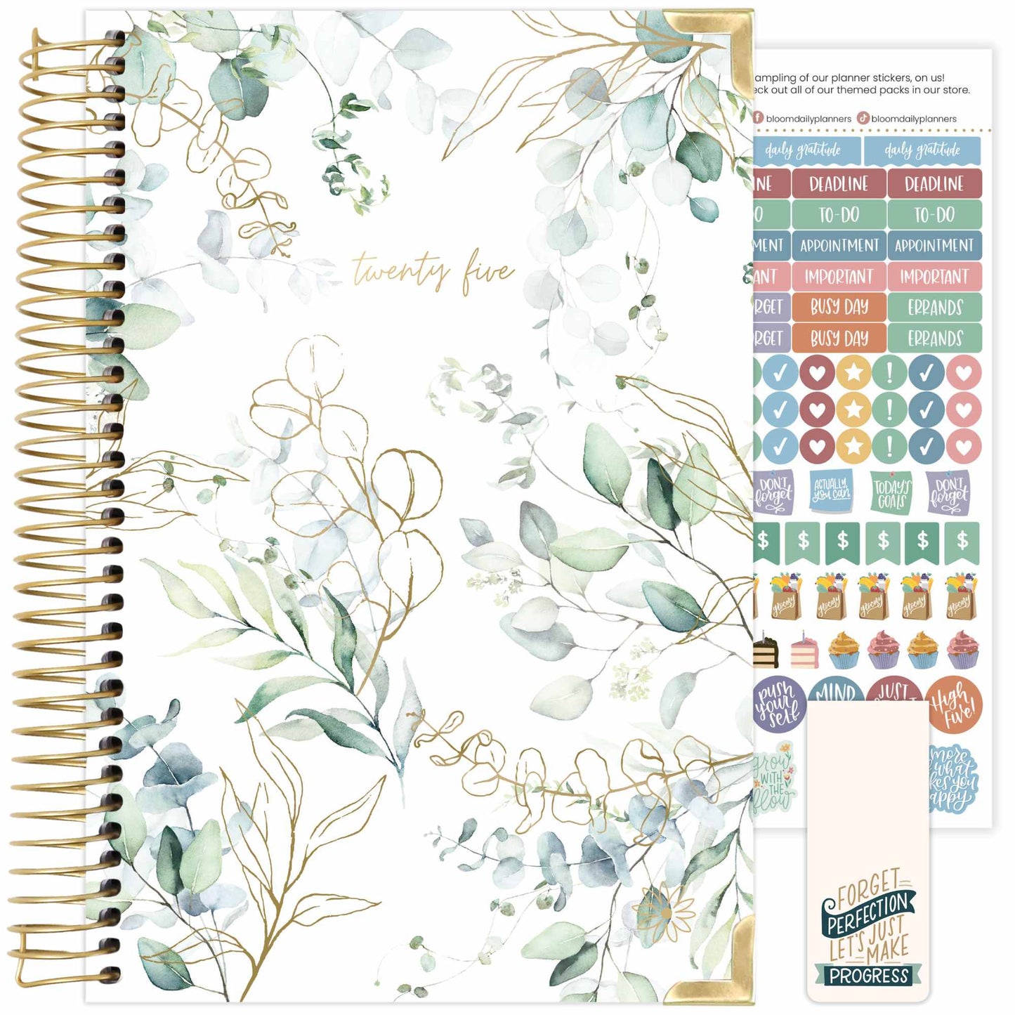 2025 Calendar Year 5x8 Hard Cover Planners - Choose Design