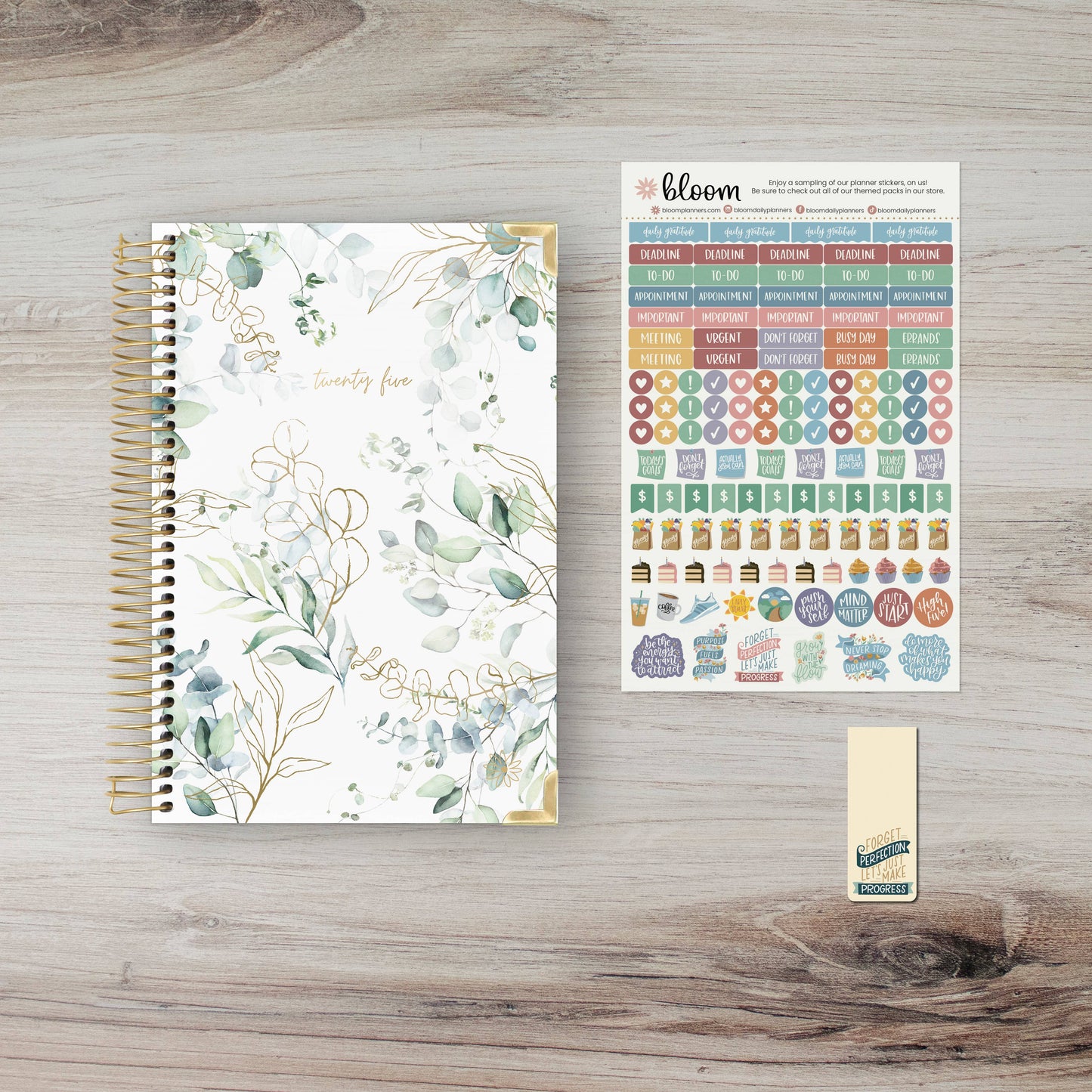 2025 Calendar Year 5x8 Hard Cover Planners - Choose Design