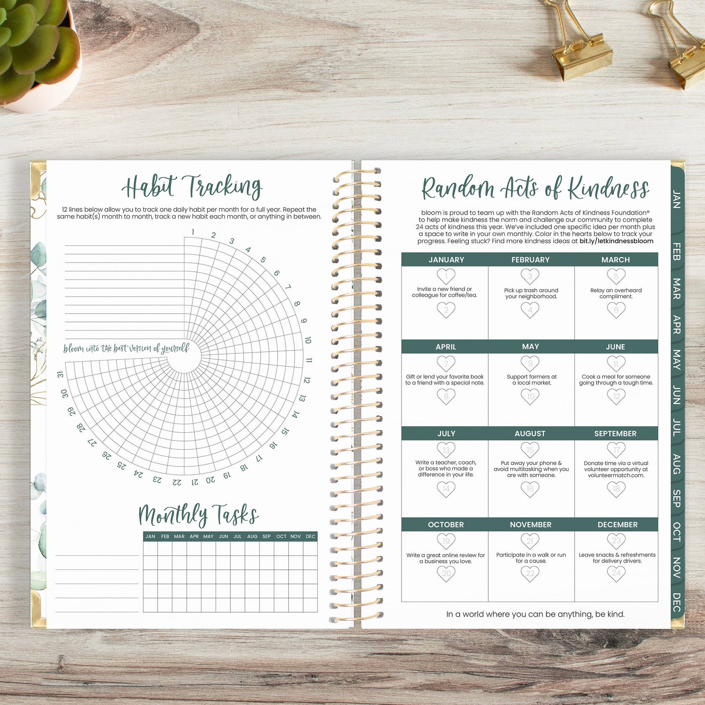 2025 Calendar Year 5x8 Hard Cover Planners - Choose Design