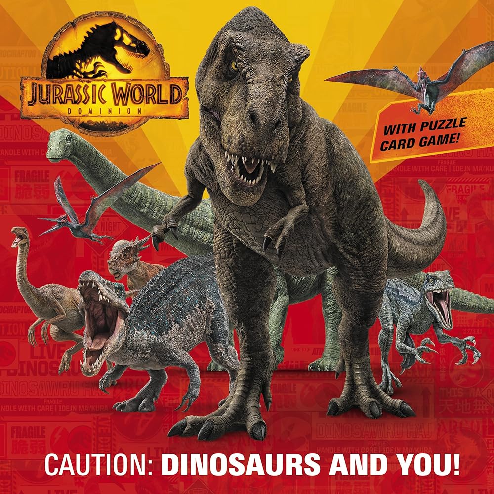 Caution: Dinosaurs and You! (Jurassic World Dominion) (Pictureback) cover image