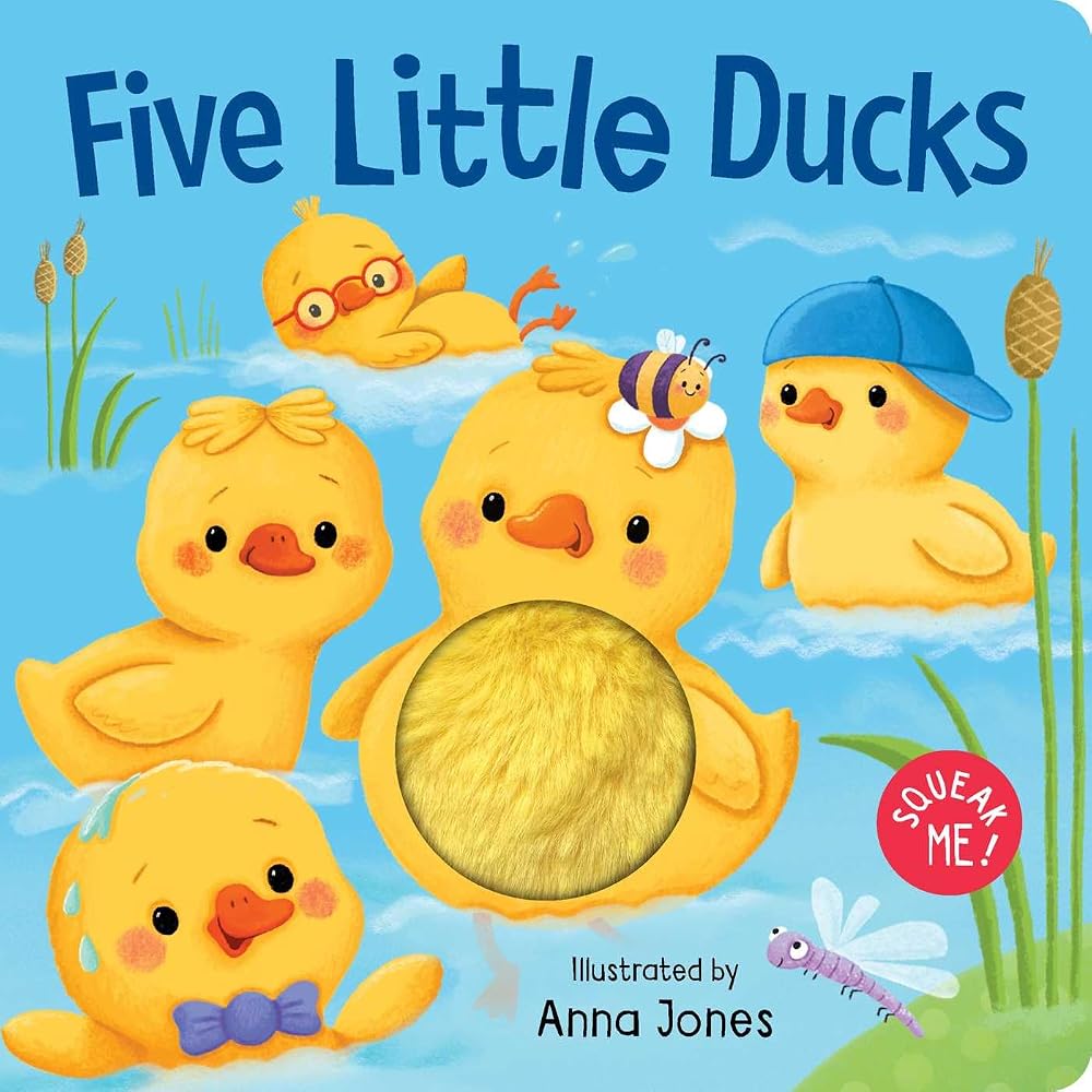 Squeak Me!: Five Little Ducks: Squeaky Plush Board Book cover image