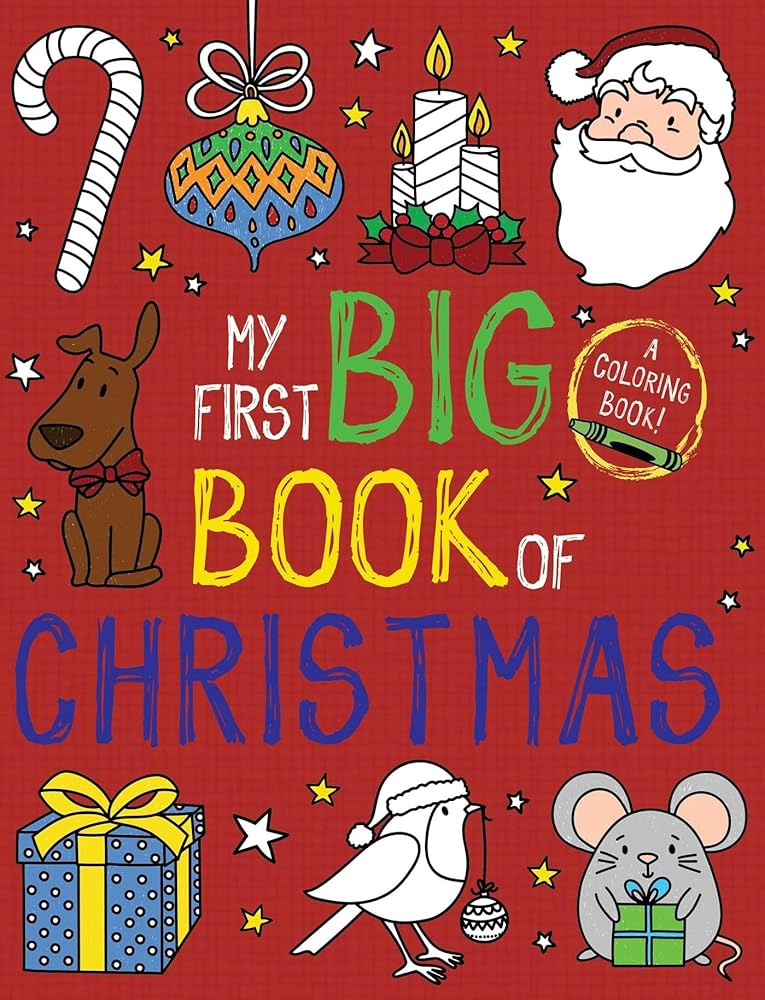 My First Big Book of Christmas (My First Big Book of Coloring) cover image