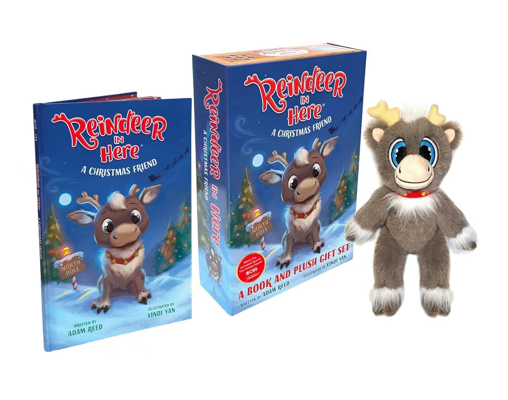 Reindeer in Here (Book & Plush): A Christmas Friend ― "A Simply Magical Tradition" cover image
