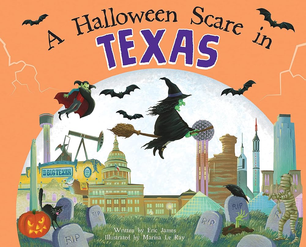 A Halloween Scare in Texas: A Silly Monster Adventure Set in Texas cover image