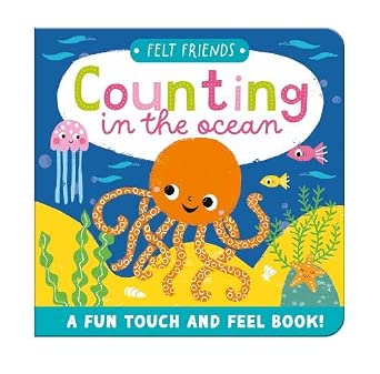 North Parade Publishing Felt Friends Counting In the Ocean. cover image