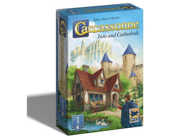 Asmodee Carcassonne: Inns & Cathedrals Expansion, Standard Size