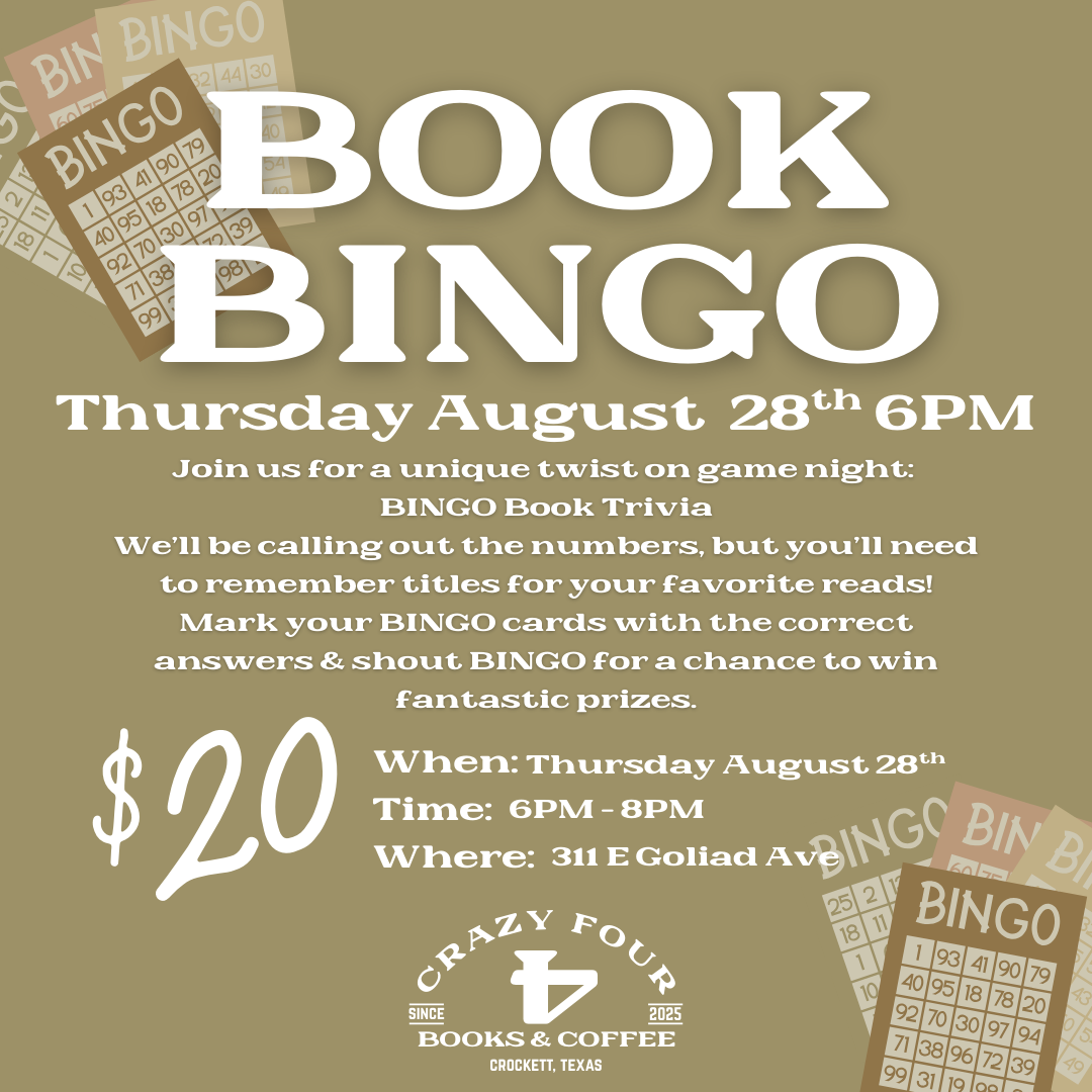 Book Bingo - August 2025 Ticket
