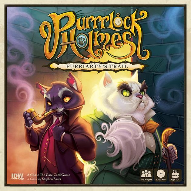 IDW Publishing Purrrlock Holmes: Furriarty's Trail Board Game