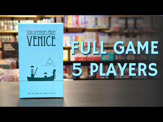 Souvenirs from Venice Card Game