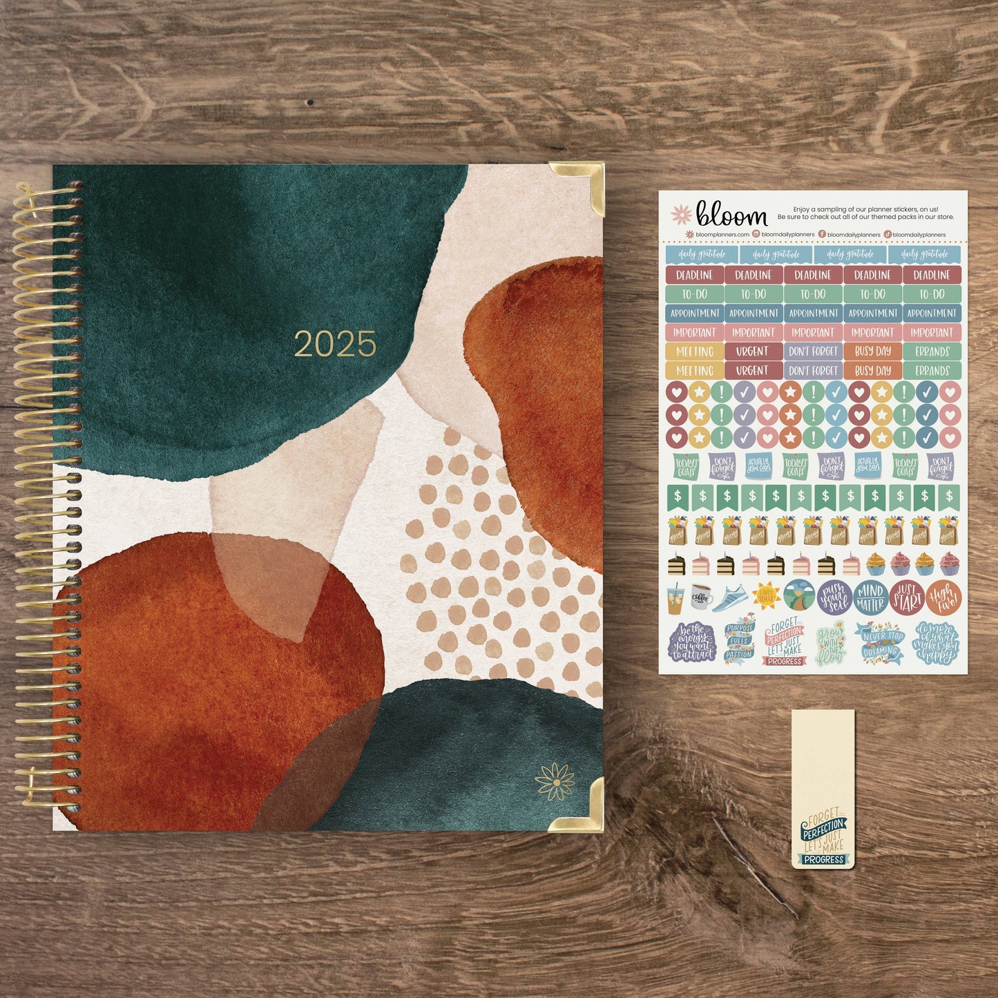 2025 Calendar Year Vision Planners 7.5" x 9" - Choose Design
