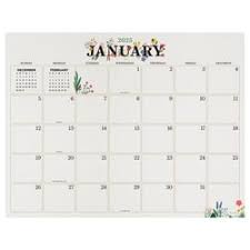 Cal 2025- Floral Large Desk Pad Monthly Blotter