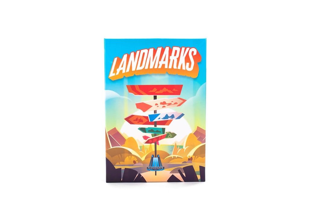 Floodgate Games Landmarks Board Game for 2-10 Players, Ages 10+