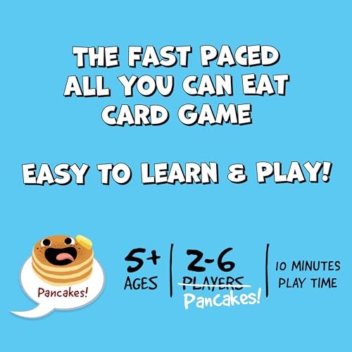 Gamewright Me Want Pancakes! Card Game, 4"x5"x0.1", Pack of 1