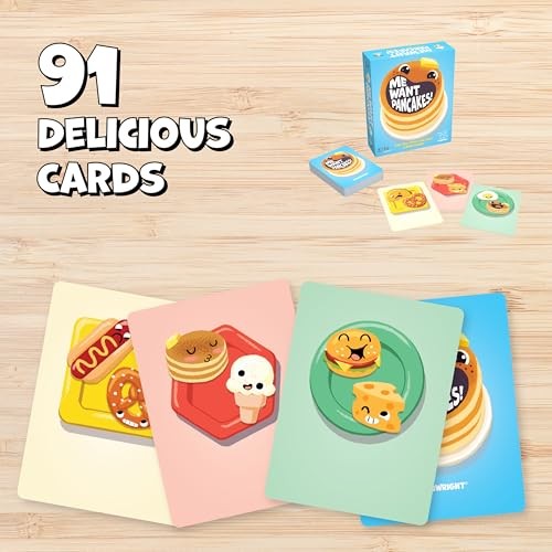 Gamewright Me Want Pancakes! Card Game, 4"x5"x0.1", Pack of 1