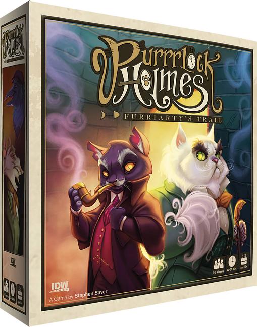 IDW Publishing Purrrlock Holmes: Furriarty's Trail Board Game