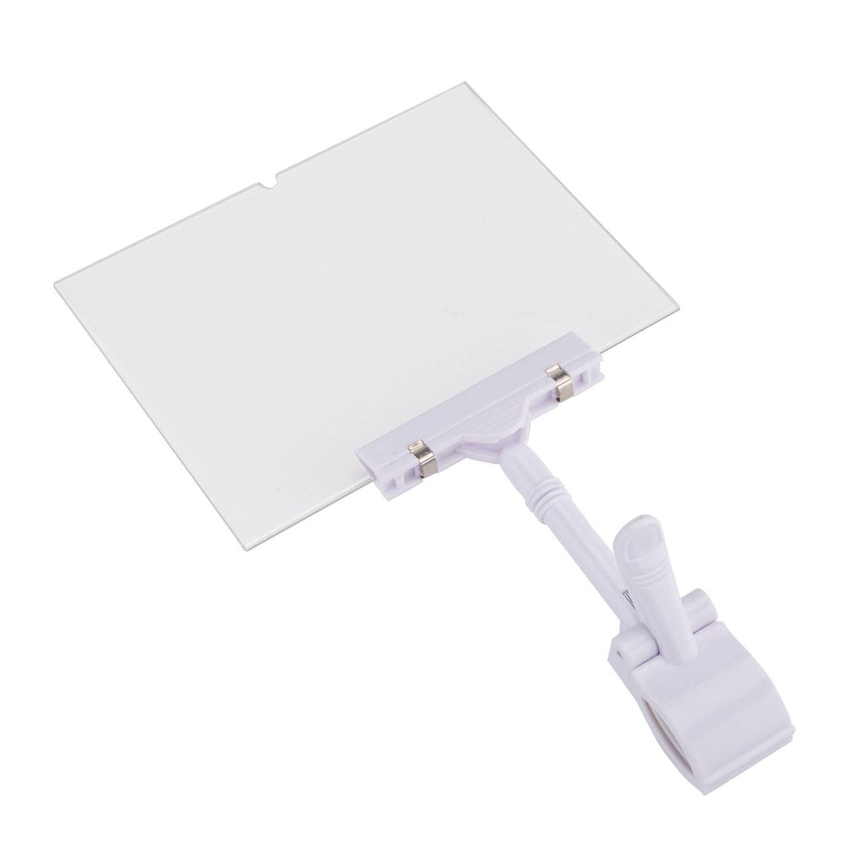 5" X 7" Acrylic Sign Holder With Clamp - Pack of 3