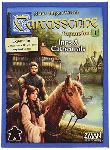 Asmodee Carcassonne: Inns & Cathedrals Expansion, Standard Size