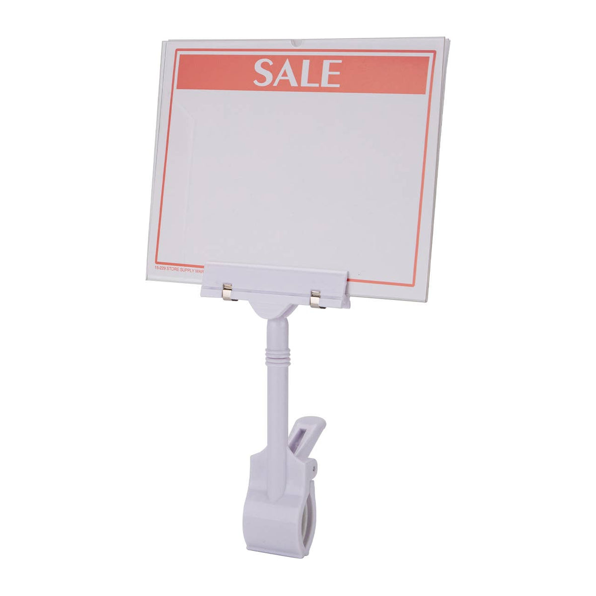 5" X 7" Acrylic Sign Holder With Clamp - Pack of 3