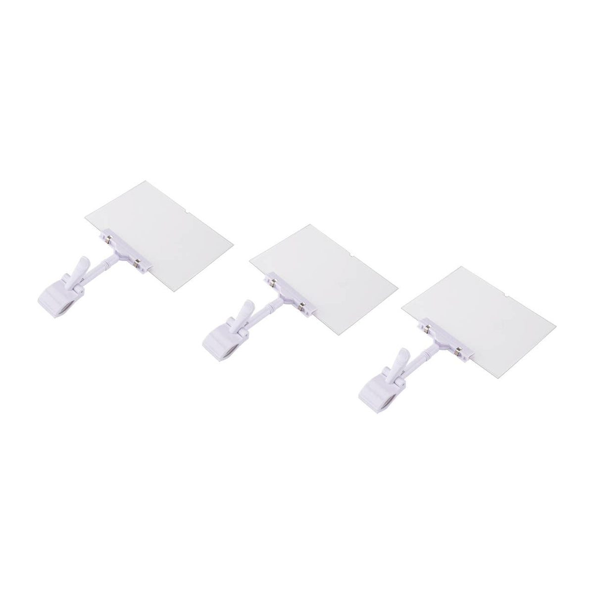 5" X 7" Acrylic Sign Holder With Clamp - Pack of 3
