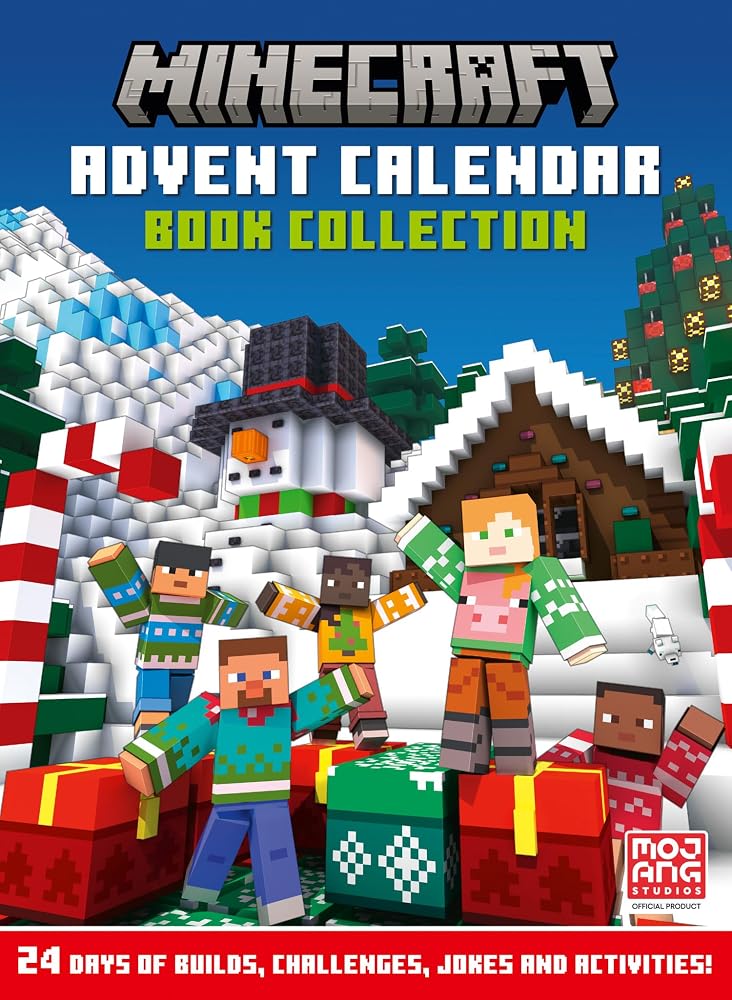 Minecraft Advent Calendar: The official illustrated children’s Christmas advent calendar – perfect for kids aged 6, 7, 8, 9, 10 and 11! cover image