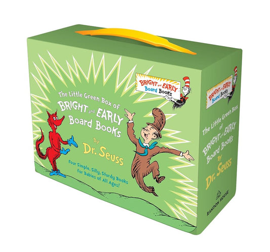 Little Green Boxed Set of Bright and Early Board Books: Fox in Socks; Mr. Brown Can Moo! Can You?; There's a Wocket in My Pocket!; Dr. Seuss's ABC cover image