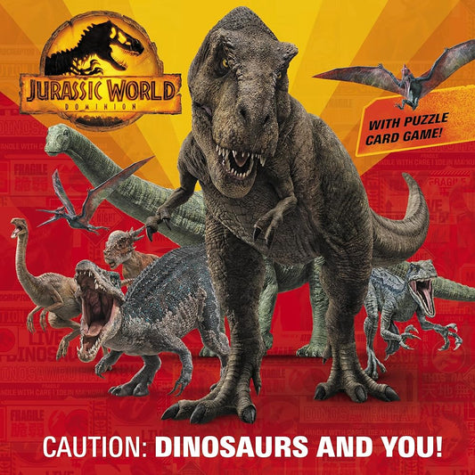 Caution: Dinosaurs and You! (Jurassic World Dominion) (Pictureback) cover image