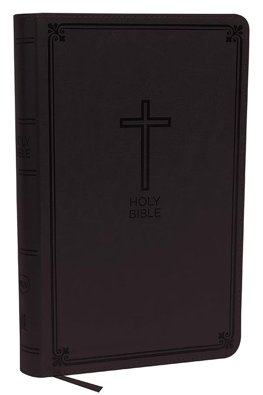 NKJV, Deluxe Gift Bible, Leathersoft, Gray, Red Letter, Comfort Print: Holy Bible, New King James Version cover image