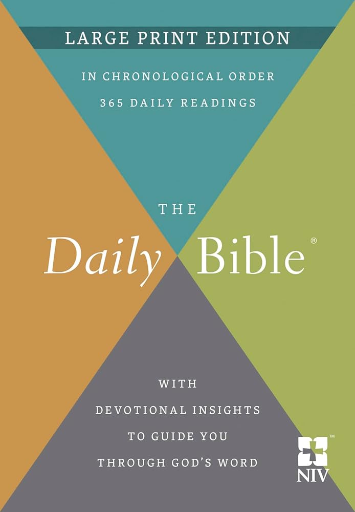 The Daily Bible (NIV, Large Print) cover image