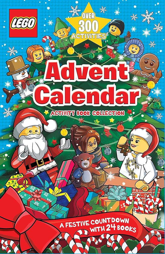 LEGO Books Advent Calendar: A Festive Countdown with 24 LEGO Activity Books cover image