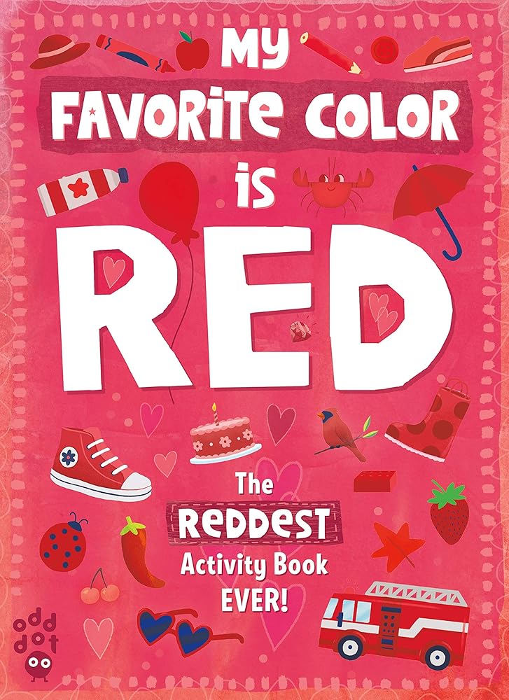 My Favorite Color Activity Book: Red cover image