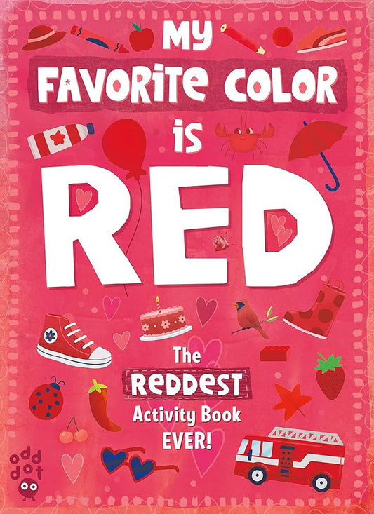 My Favorite Color Activity Book: Red cover image