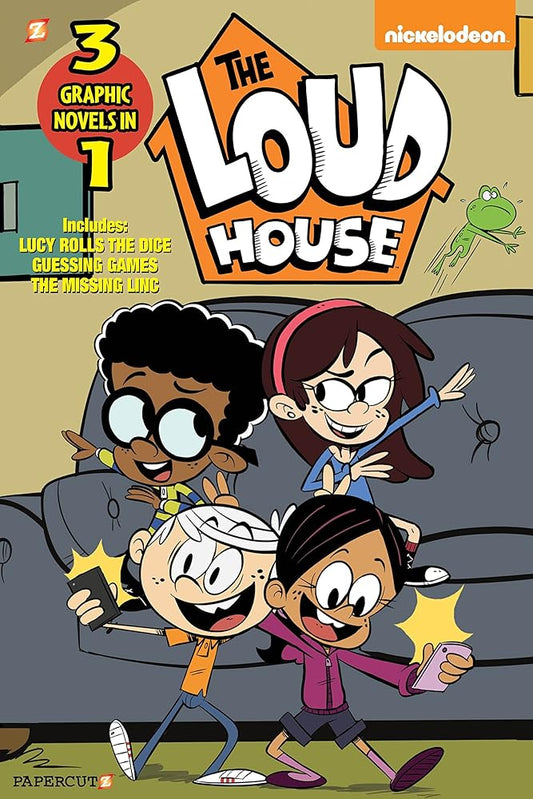 The Loud House 3-in-1 #5: Includes "Lucy Rolls the Dice," "Guessing Games," and "The Missing Linc" (5) cover image