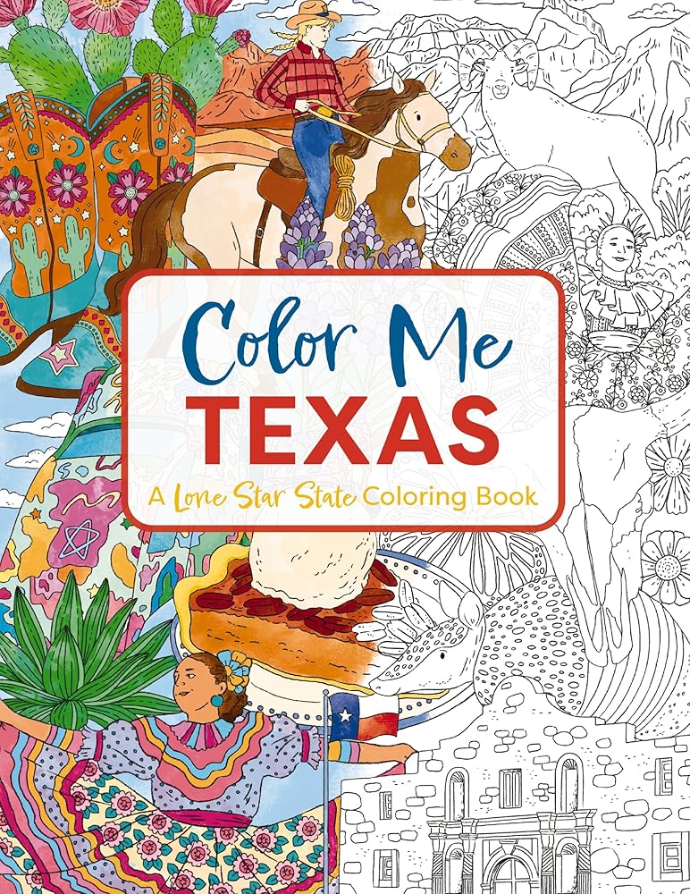 Color Me Texas: A Lone Star State Coloring Book (Color Me Coloring Books) cover image