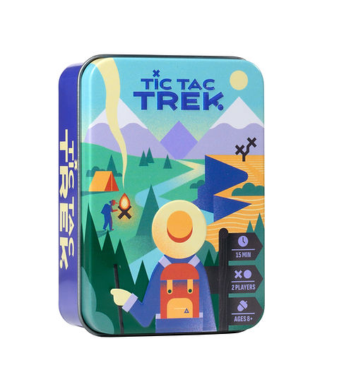 Alley Cat Games Tic Tac Trek Exploration Tin Game Pack of 1