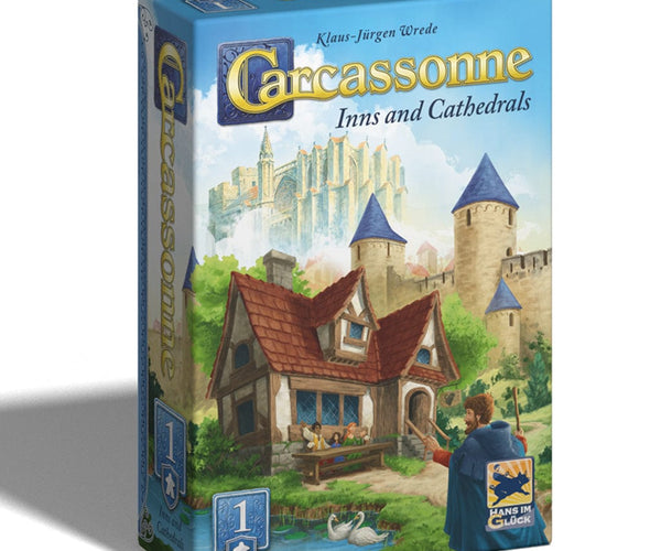 Asmodee Carcassonne: Inns & Cathedrals Expansion, Standard Size