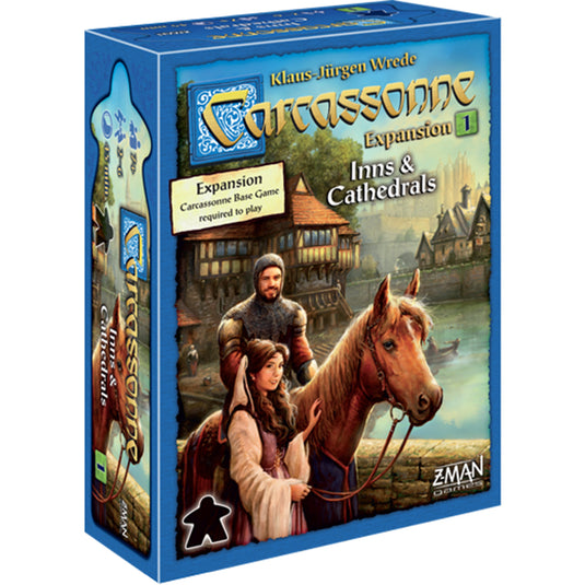 Asmodee Carcassonne: Inns & Cathedrals Expansion, Standard Size
