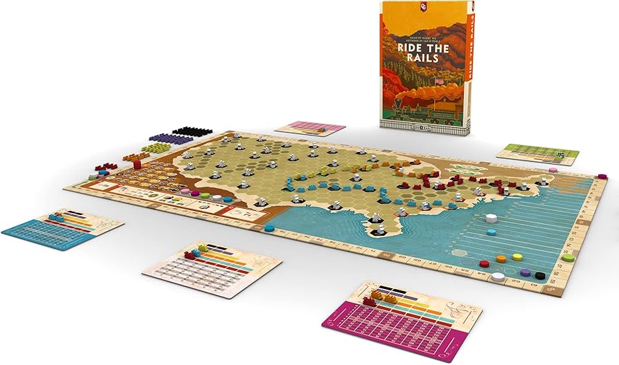 Capstone Games: Ride the Rails Strategy Board Game, One Size