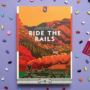 Capstone Games: Ride the Rails Strategy Board Game, One Size
