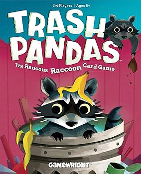 Ceaco Trash Pandas Card Game - Raucous Raccoon, Ages 8+