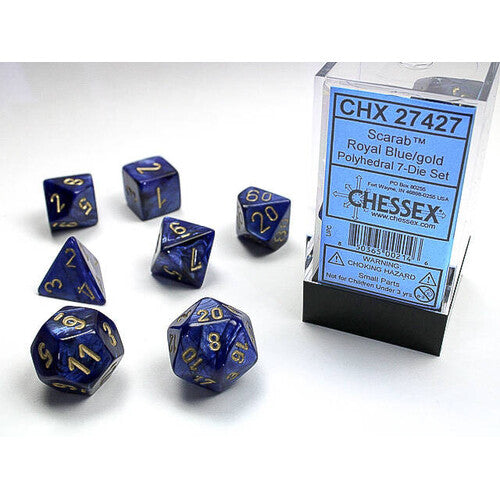 Chessex Dusty Blue Polyhedral Dice Set