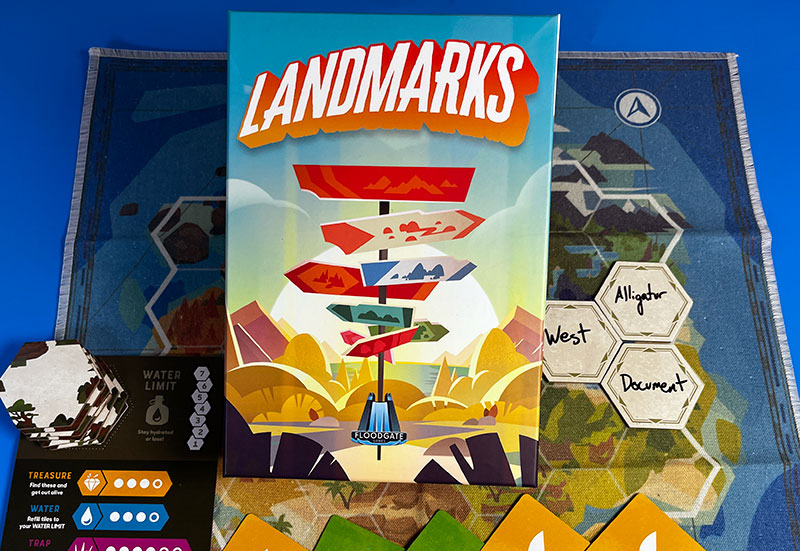 Floodgate Games Landmarks Board Game for 2-10 Players, Ages 10+