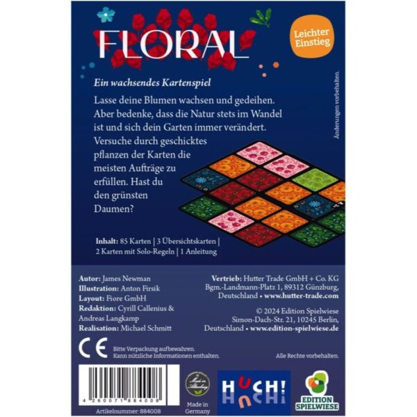 Floral Card Game Edition Spielwiese