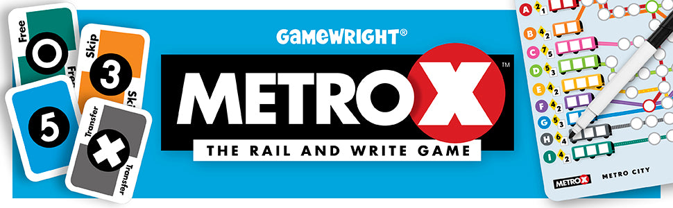 Gamewright Metro X - Strategy Board Game