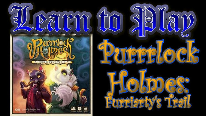 IDW Publishing Purrrlock Holmes: Furriarty's Trail Board Game