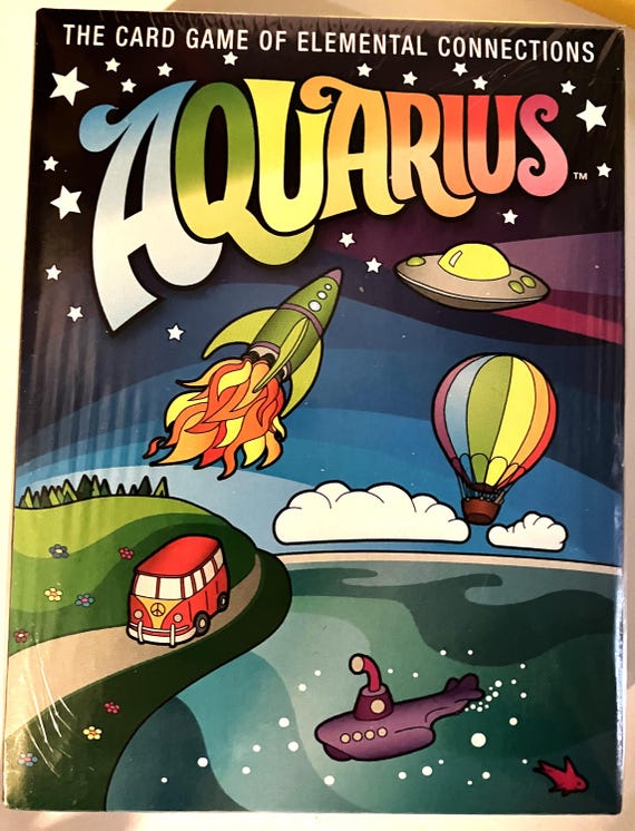 Looney Labs Aquarius Card Game - Pack of 1